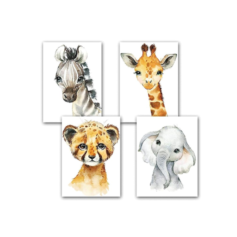 Imagen decorativa Nordica Zebra 30x40 cm-2