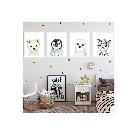 Imagen decorativa Nordica Zebra 30x40 cm-3