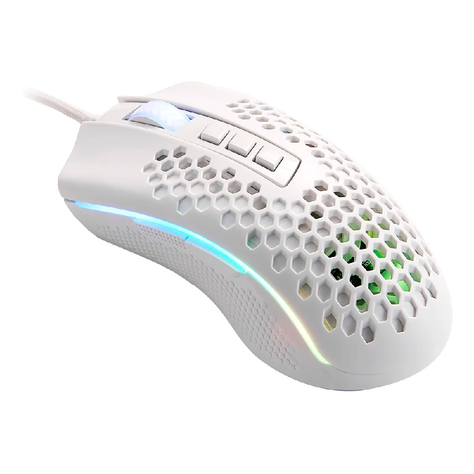Mouse Gamer Redragon Storm Pro RGB White M8908W-KS 12400dpi-1