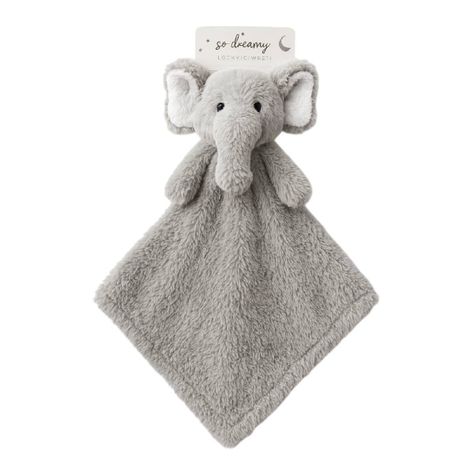 Manta Bebes So Dreamy Lovey Blanket Poliester Gris Elefante-0