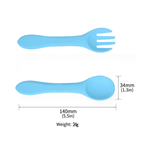 Platos de Alimentación para Bebés de Silicona Café-3