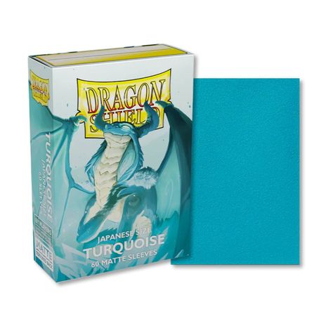 Protectores Dragon Shield: Japanese- Matte Turqouise Yadolom-0