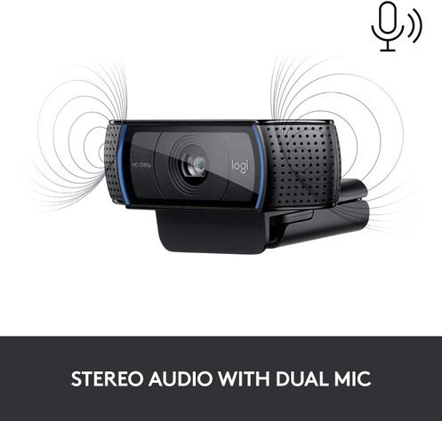 Camara Web Logitech C920s Full HD Con microfono USB-1