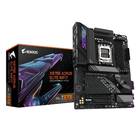 Placa Madre Gigabyte X870E AORUS Elite Wi-Fi7, AM5, DDR5-0