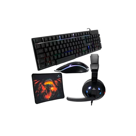 Kit Gamer 4 en 1 Monster Games Crew Insertion RGB-1