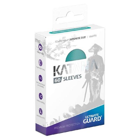 Protectores Katana Ultimate Guard Japanese Turquoise (60u)-1