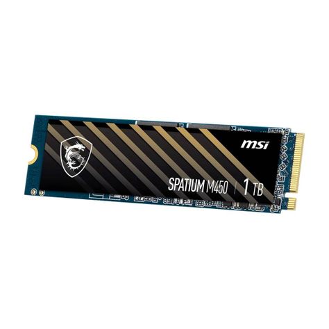 Disco Duro SSD MSI SPATIUM M450 PCIe 4.0 NVMe M.2 1TB-1