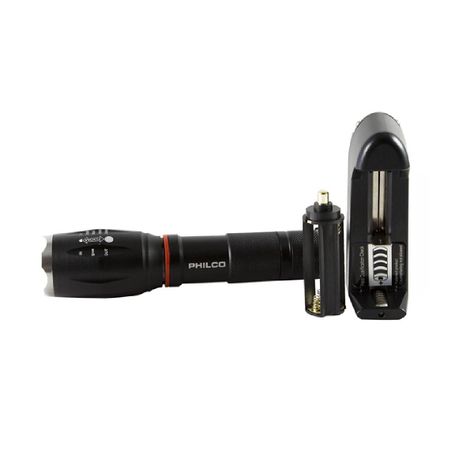 LINTERNA LED TIPO CREE 2 LUCES PHILCO-4