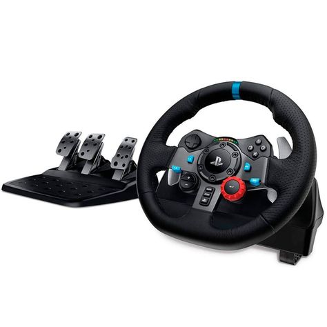 Volante Logitech G29,Pedalera y Palanca de Cambios PS4/5/PC-4