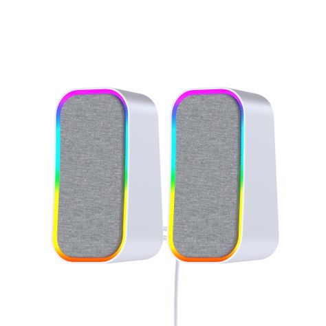 Parlante Fantech Groove RGB Blanca GS304-2