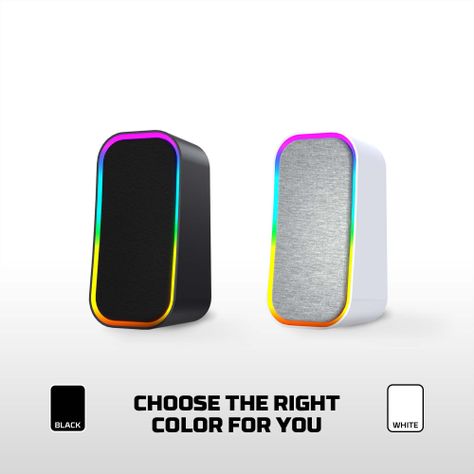Parlante Fantech Groove RGB Blanca GS304-4