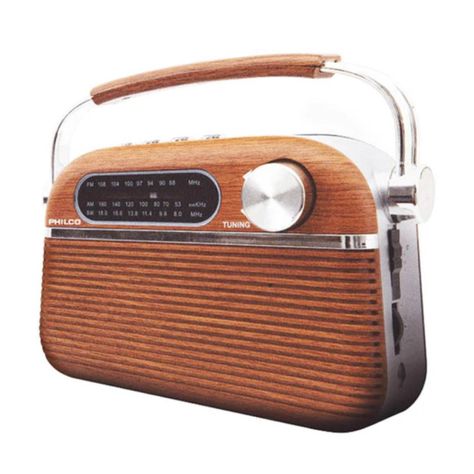 Radio Vintage Philco VT329 FM USB SD-0
