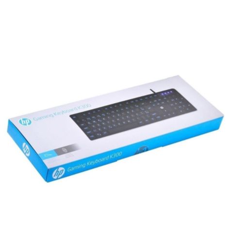 Teclado Gamer HP K300 7 colores USB Membrana Español-1