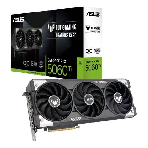 Tarjeta de Video ASUS TUF RTX 5060 Ti OC 16GB GDDR7-0