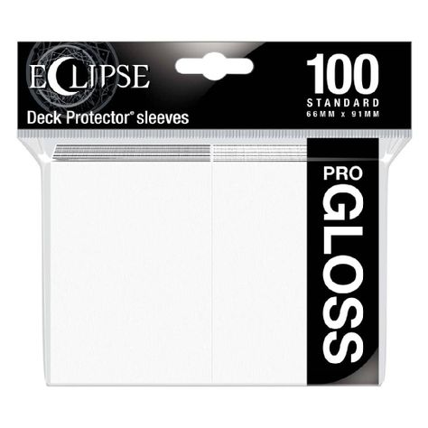 Protectores Ultra PRO Eclipse: Pro Gloss- Arctic White 100u-0