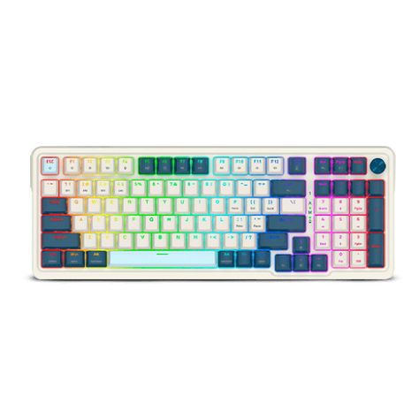 Teclado Redragon Eisa K686WB-RGB-PRO - white/black-0