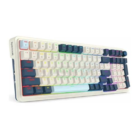 Teclado Redragon Eisa K686WB-RGB-PRO - white/black-2