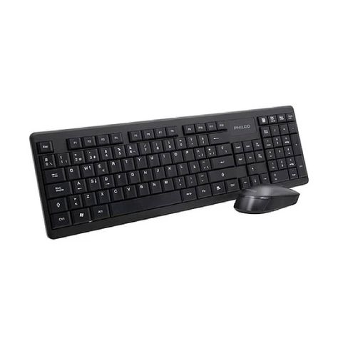 Kit Inalambrico Mouse + Teclado Philco 314N 29PPR6314N Negro-1