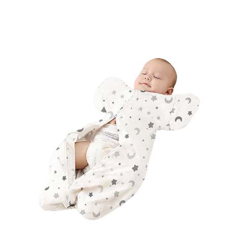 Saco de dormir de bebé con diseño de estrellas 0-3 Meses-2