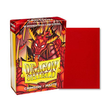 Protectores Dragon Shield: Japanese- Matte Crimson (60 ct.)-0