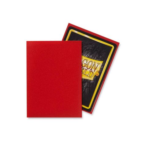 Protectores Dragon Shield: Japanese- Matte Crimson (60 ct.)-1