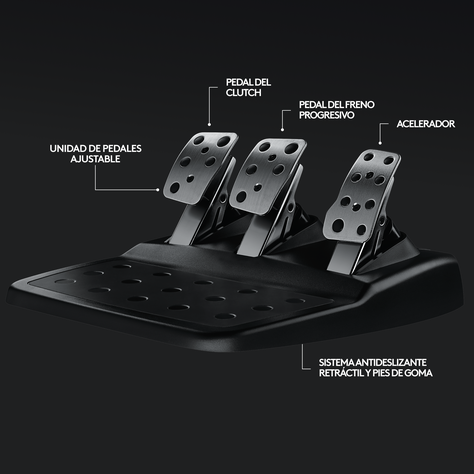 Volante Gamer c/ Pedales Logitech Force racing G29 PS3 PS4.-2