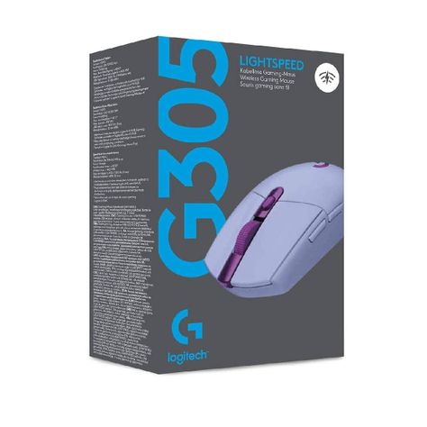 Mouse Gamer Logitech Inalambrico G305 Lila 12k dpi-5