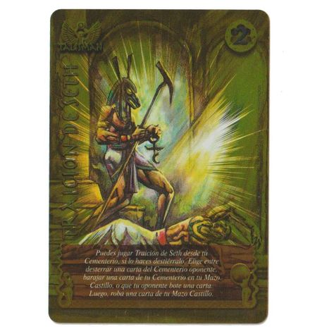 Carta Promo Traicion de Seth Dorada Myl Negro-0