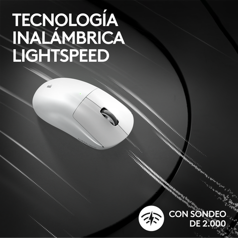 Mouse Gamer Logitech Pro X Superlight 2 Lightspeed Blanco-4