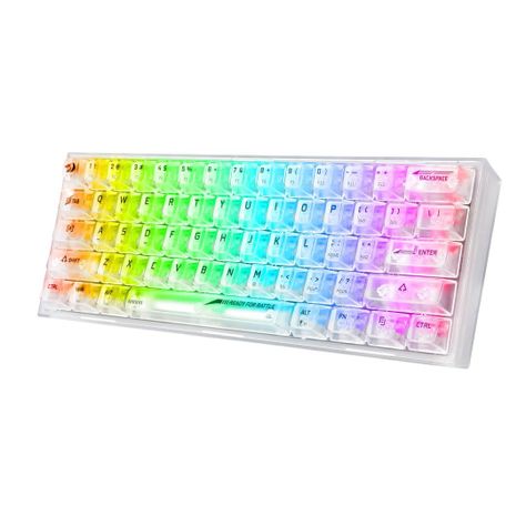 Teclado Redragon Fizz RGB K617CT-RGB-1