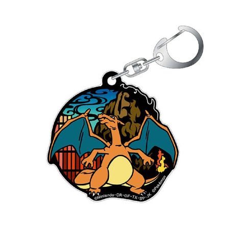 Llavero Acrilico Charizard Kirie Series-0