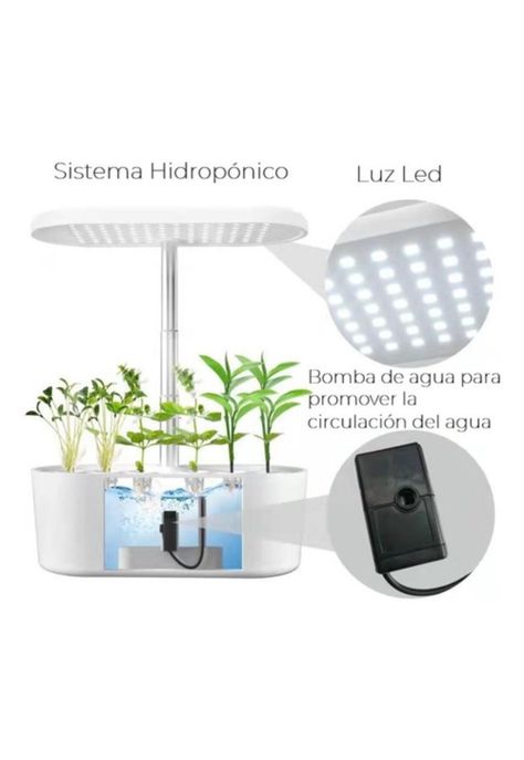 Sistema de cultivo hidropónico para interiores-2