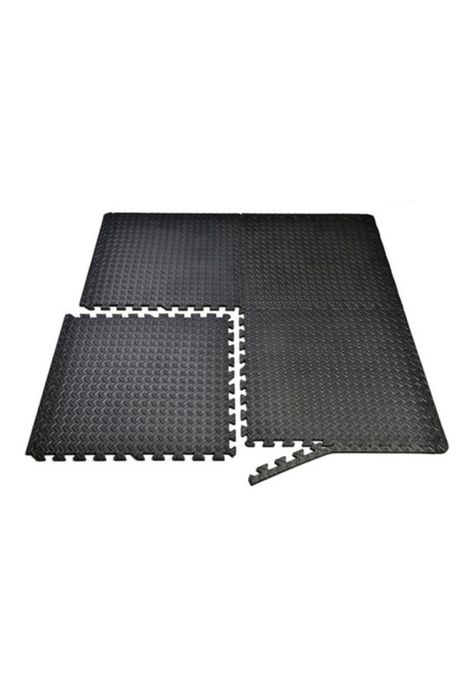 Protector de suelo fitness (4 unidades) 60x60x1.2 cm-0