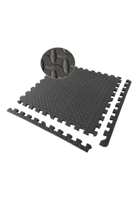 Protector de suelo fitness (4 unidades) 60x60x1.2 cm-1