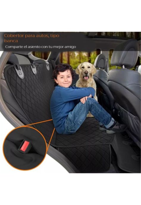 Funda Cubre Asiento de Auto Impermeable para perros-4