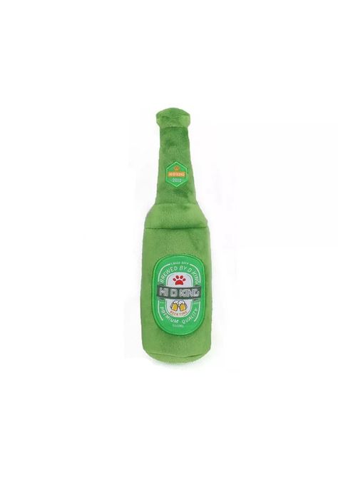 Peluche para perro forma de botella-0