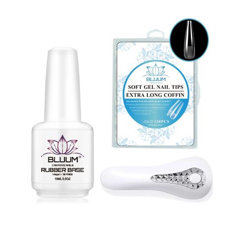 Kit Soft Gel Bluum Extra Long Coffin 120 und-0