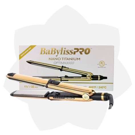 PLANCHA OPTIMA 3000 BABYLISS PRO NANO TITANIUM GOLD-3