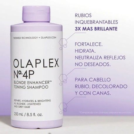 SHAMPOO MATIZADOR OLAPLEX N.4P BLONDE ENHACER TONNING-1