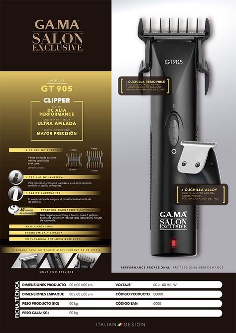 CLIPPER GT905 SALON EXCLUSIVE GA.MA-2