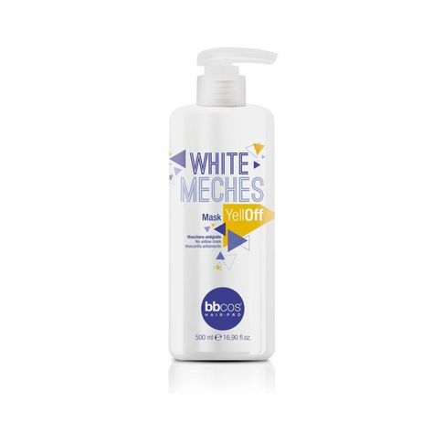 MASK WHITE MECHES YELLOFF-0