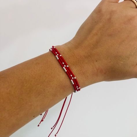 Conjunto rojo plata -2