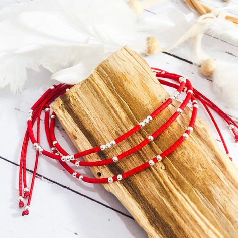 Conjunto rojo plata -1
