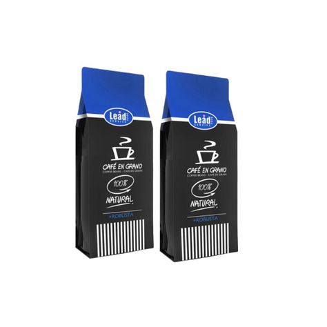Pack 2 Cafe Clásico Español 100% Natural en Grano de 1 KG Simat-0