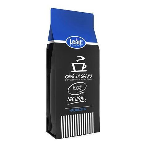 Pack 2 Cafe Clásico Español 100% Natural en Grano de 1 KG Simat-1