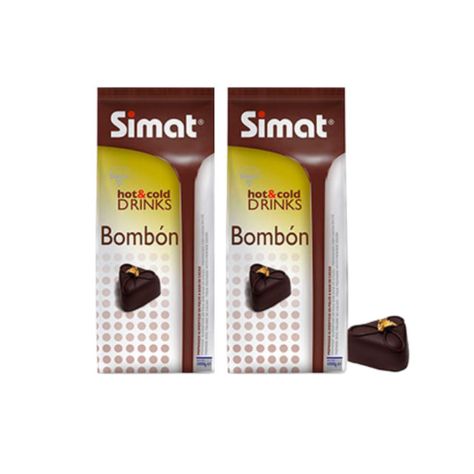 Pack 2 Chocolate Español Bombón de 1 KG Simat Vending-0