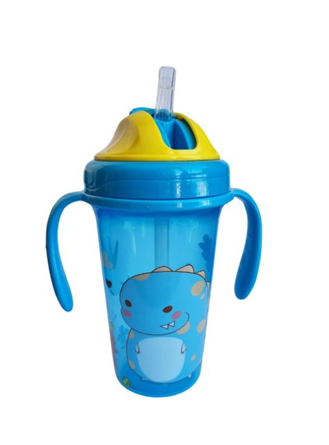 Botella Agua Entrenamiento Antiderrame Bombilla Para Niños-0