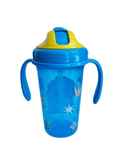 Botella Agua Entrenamiento Antiderrame Bombilla Para Niños-1