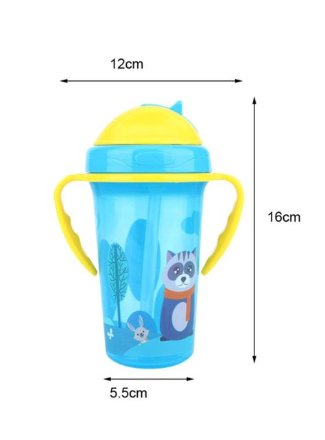 Botella Agua Entrenamiento Antiderrame Bombilla Para Niños-2