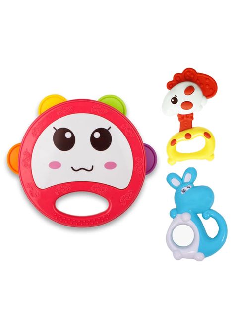 Set Sonajero Instrumentos Mordedor Para Bebe Estimulacion-0